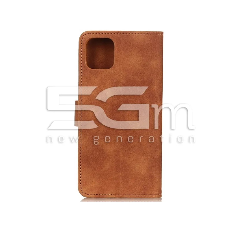 Leren Documentenhoesje iPhone 12 Pro Max Bruin | 5G-M Online Store