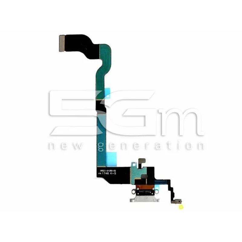Conector de Carregamento Cinzento iPhone X (TOP) | Loja Online 5G-M