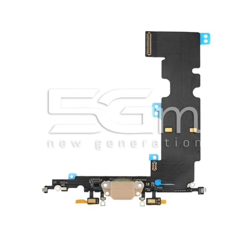 Connettore Di Ricarica Gold Flat Cable iPhone 8 Plus | Store Online 5G-M