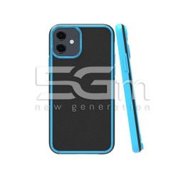 Capa Protetora Azul iPhone 12