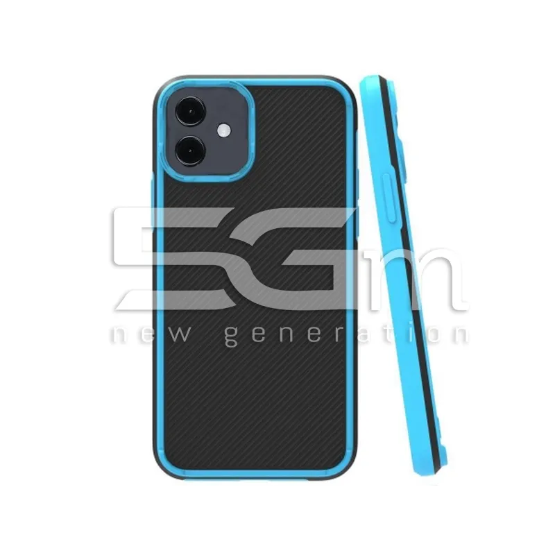 Stoßfeste Schutzhülle Blau iPhone 12 | 5G-M.com