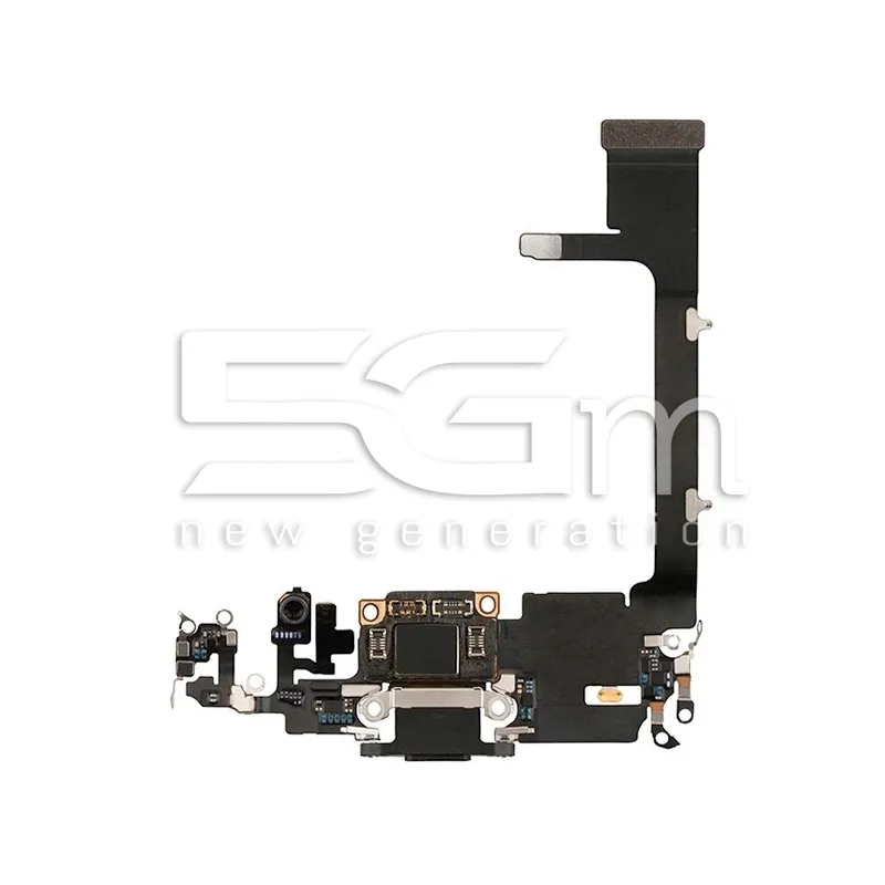 Conector Încărcare Cablu Flex Negru iPhone 11 Pro (PULLED) | 5G-M