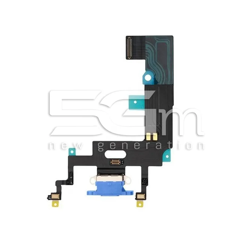Ladeanschluss Flexkabel Blau iPhone XR (PULLED) | 5G-M