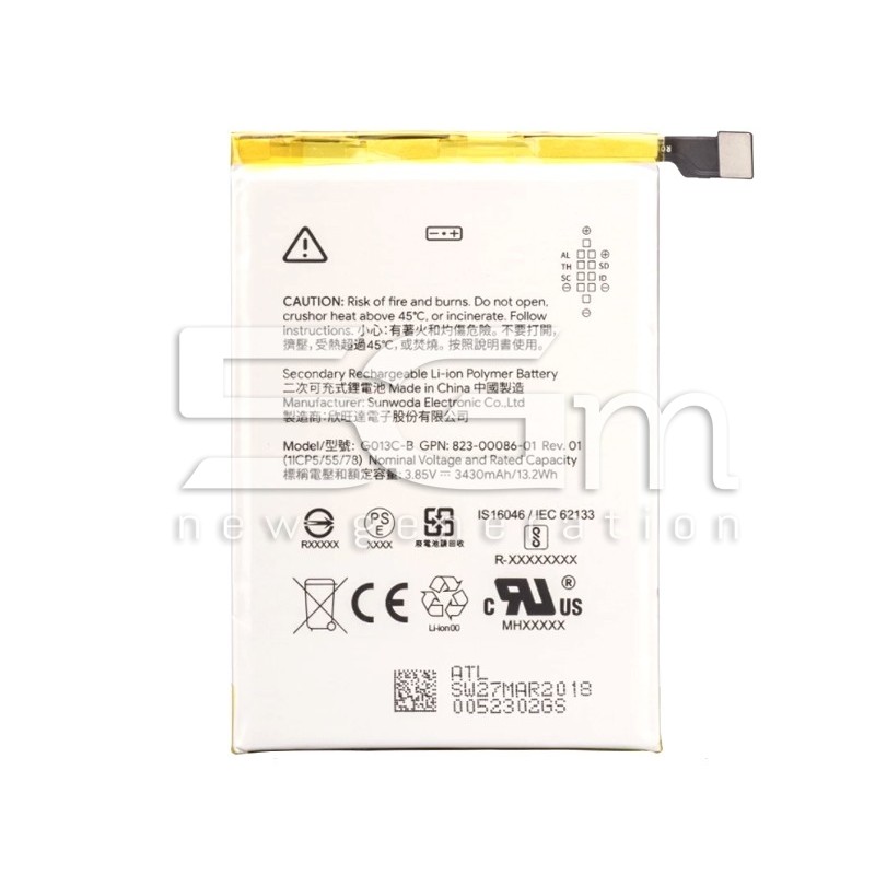 Battery G013C-B 3430mAh Google Pixel 3XL No Logo