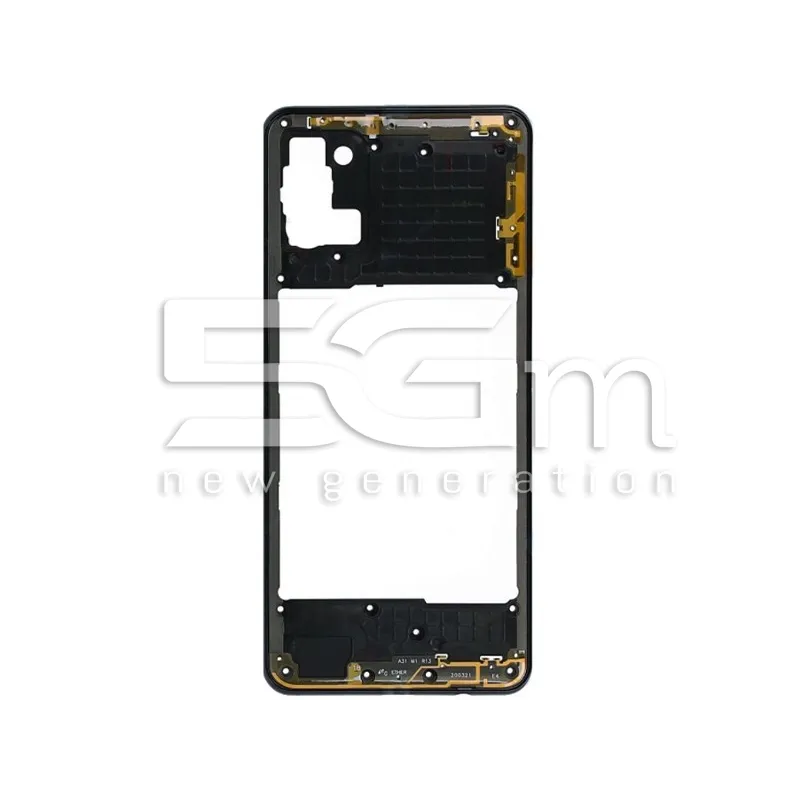 Middle Frame Preto Samsung SM-A315 A31 | Loja Online 5G-M