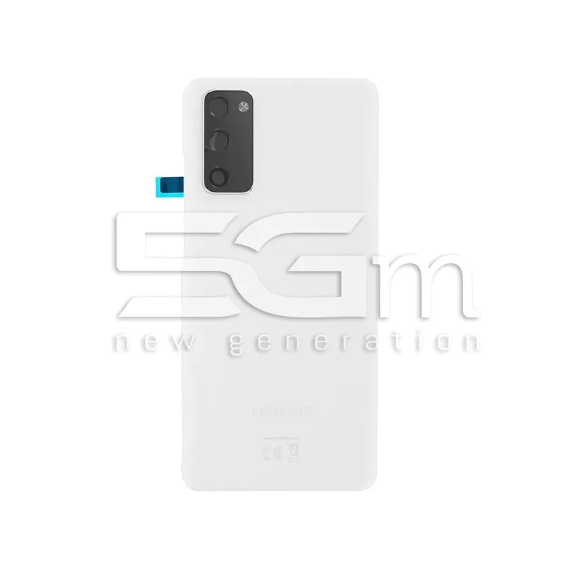 Capac Spate Alb + Sticlă Cameră Samsung SM-G780F S20 FE Ori | 5G-M