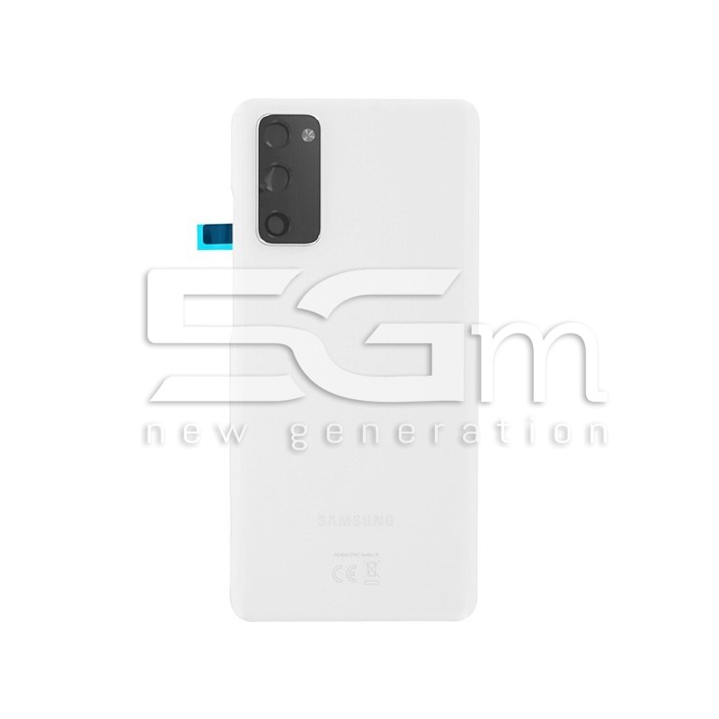 Rear Cover White + Camera Lens Samsung SM-G780F S20 FE Ori