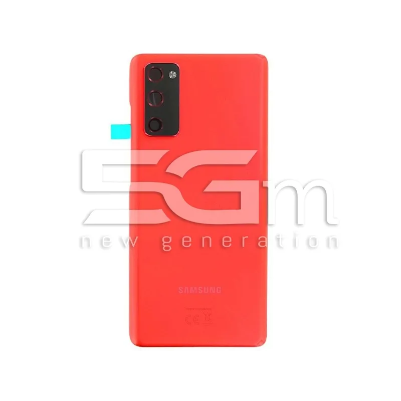 Ecrã Táctil + Chassi Vermelho Samsung SM-G780F S20 FE Ori | Loja Online 5G-M