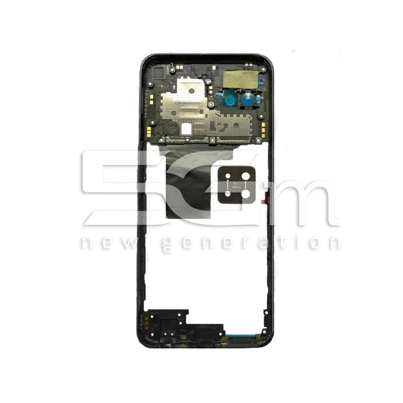 Mittelrahmen Schwarz + Kameraglas OPPO A72 5G | 5G-M Online-Shop