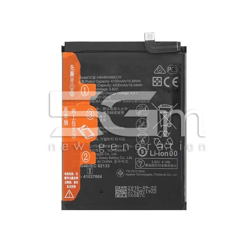 Bateria HB486486ECW 4200mAh Huawei Mate 20 Pro - P30 Pro No Logo | Loja Online 5G-M