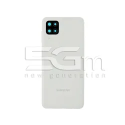 Cache Arrière Blanc + Vitre Caméra Samsung SM-A125 A12 Ori | 5G-M