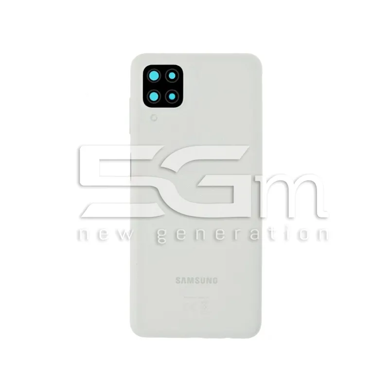Tampa Traseira Branco + Camera Lente Samsung SM-A125 A12 Ori | Loja Online 5G-M