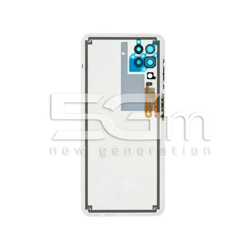 Rückabdeckung Weiß + Kameraglas Samsung SM-A125 A12 Ori | 5G-M