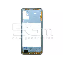 Middle Frame Azul Samsung SM-A515 A51 Ori
