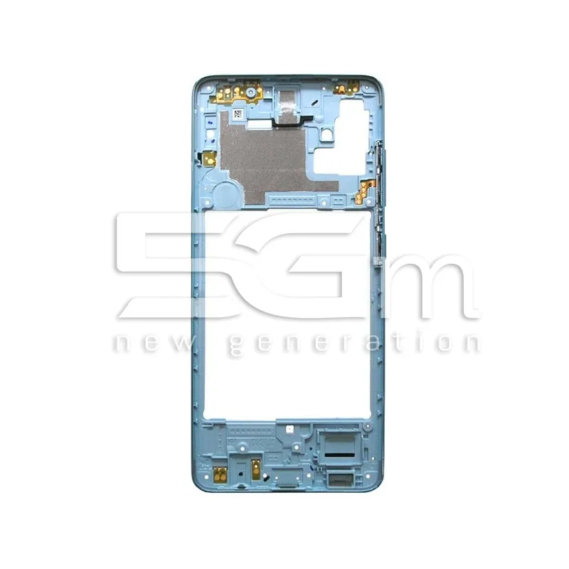 Middle Frame Azul Samsung SM-A515 A51 Ori