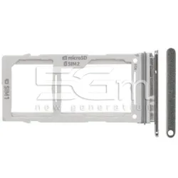 Support Double Carte SIM + Micro SD Prism White Samsung SM-G975 | 5G-M