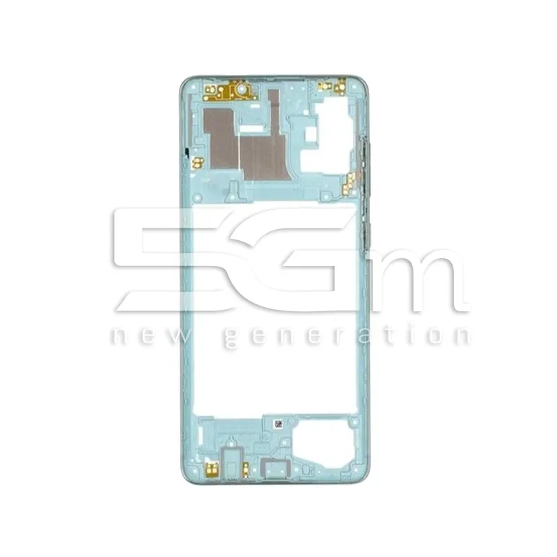 Middle Frame Prism Crush Blue Samsung SM-A715 A71 Ori | Store Online 5G-M