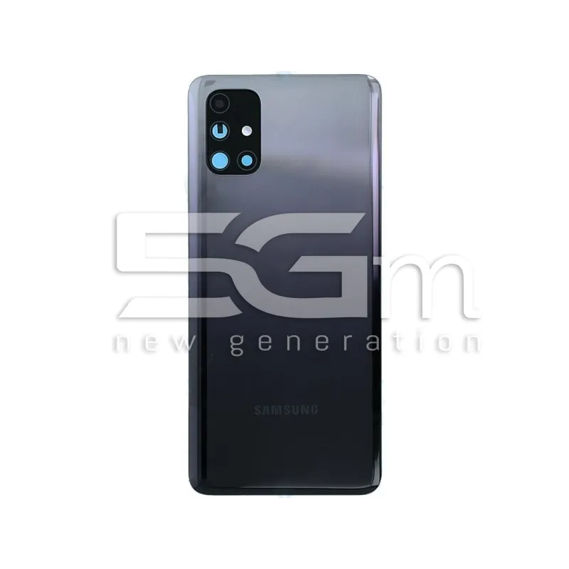 Rückschale Mirage Black + Kameraglas Samsung M31S Ori | 5G-M