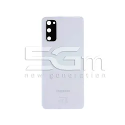 Заден капак Бял + Стъкло за камера Samsung S20 Ori | 5G-M.com