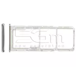 Dual Sim + Micro SD Prism Crush Silver Samsung SM-A715 A71 Ori