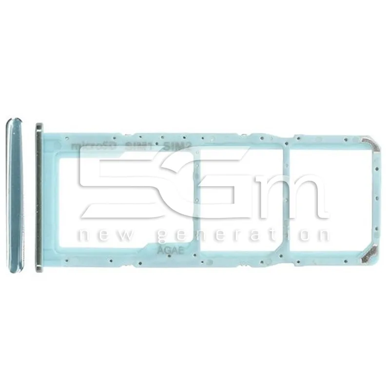 Tiroir Double SIM Micro SD Prism Crush Bleu Samsung A71 Ori | 5G-M