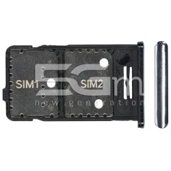Support Carte SIM Double + Micro SD Bleu Mirage Samsung M31S Ori