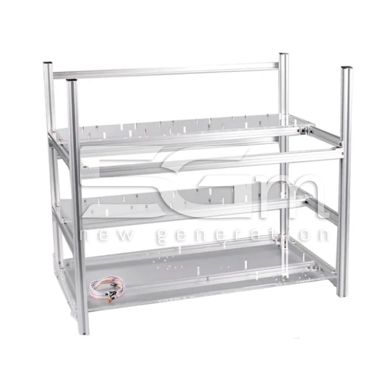 Aluminum Mining Rig Frame Per 14 Schede Video | Store Online 5G-M