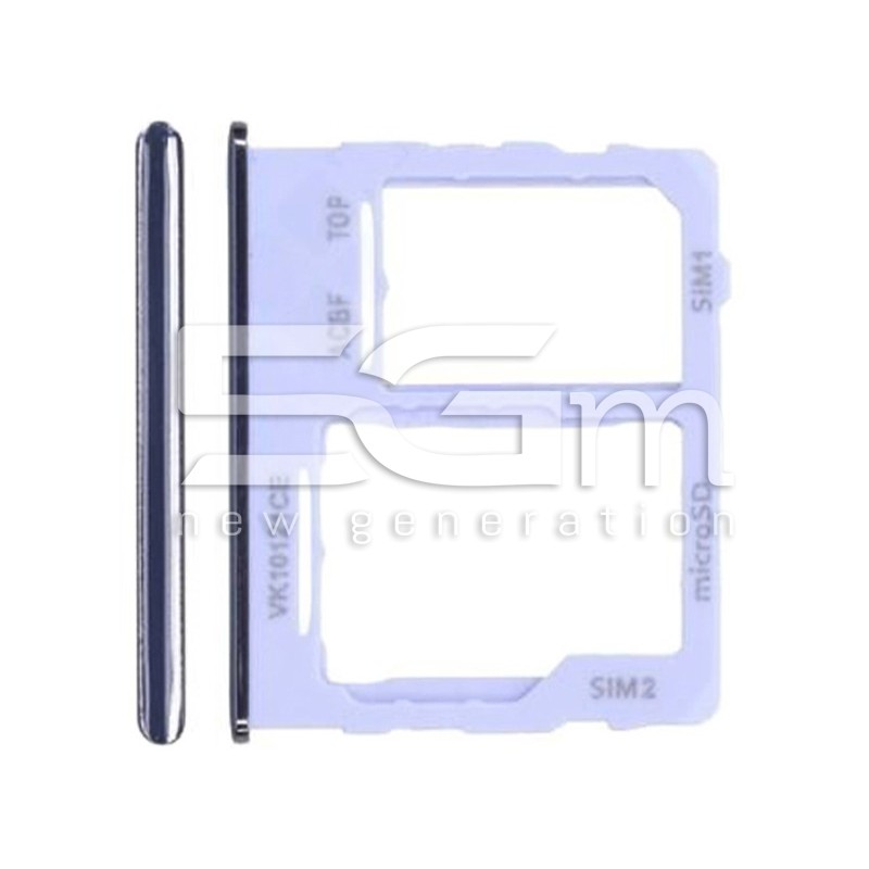 Supporto Dual Sim Card + Micro SD Violet Samsung SM-A32 A326 Ori