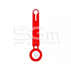 Custodia in Silicone Rosso per Apple AirTag