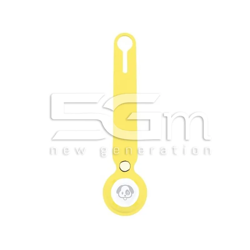 Custodia in Silicone Giallo per Apple AirTag | Store Online 5G-M