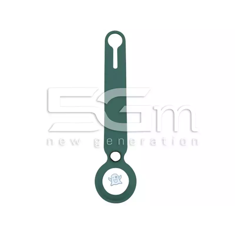 Custodia in Silicone Dark Green per Apple AirTag