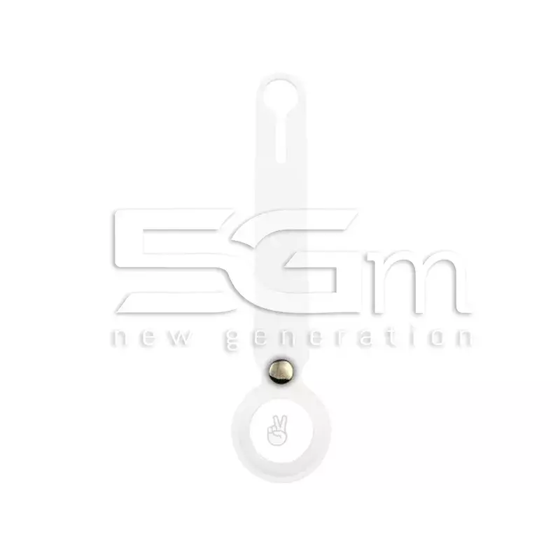 Custodia in Silicone Bianco per Apple AirTag