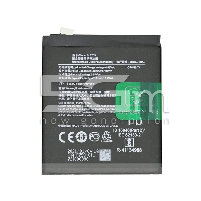 Akku BLP759 4510 mAh OnePlus 8 Pro Ohne Logo | 5G-M Online Shop