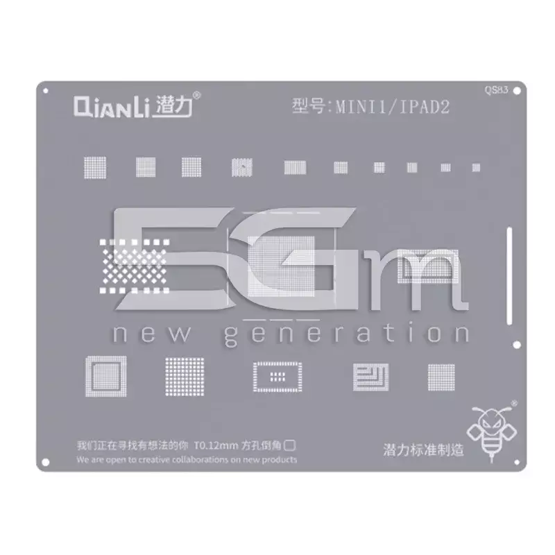 Qianli Stencil QS83 iPad Mini 1 - iPad 2
