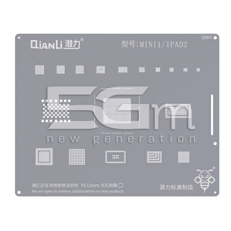 Qianli Stencil QS83 iPad Mini 1 - iPad 2 | Store Online 5G-M