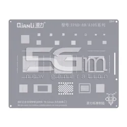 Pochoir Qianli QS89 iPad 2017 | Outil Réparation 5G-M