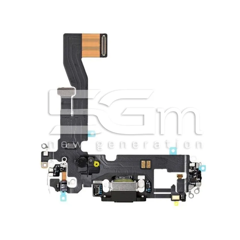 Ladeanschluss Flexkabel Schwarz iPhone 12 (PULLED) | 5G-M