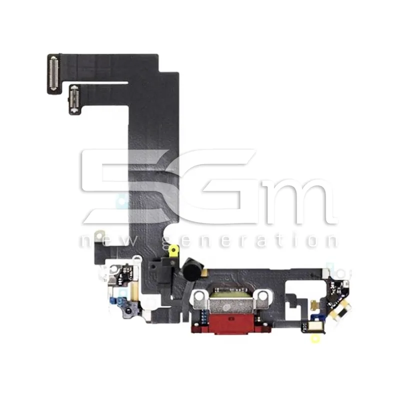 Conector Încărcare Cablu Flex Roșu iPhone 12 Mini (PULLED) | 5G-M