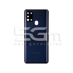Coque Arrière Noire + Vitre Caméra Samsung A21s | 5G-M.com