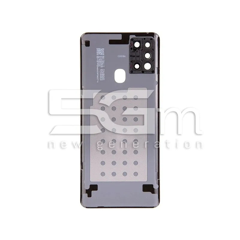Retro Cover Bianco + Vetrino Fotocamera Samsung SM-A217 A21s | Store Online 5G-M