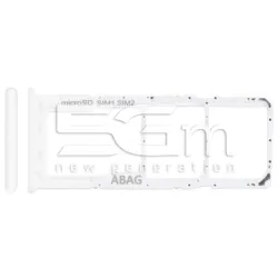 Tiroir Double SIM + Micro SD Blanc Samsung SM-A217 A21s Ori | 5G-M
