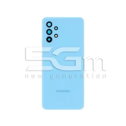Заден капак Син + Стъкло за камера Samsung A32 4G Ori | 5G-M