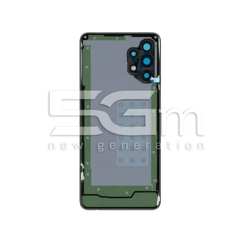 Rückabdeckung Schwarz + Kameraglas Samsung A32 4G Ori | 5G-M