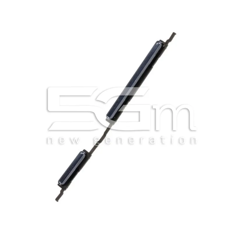 Cabo Potencia + Volume Preto Samsung SM-A105 A10 Ori | Loja Online 5G-M