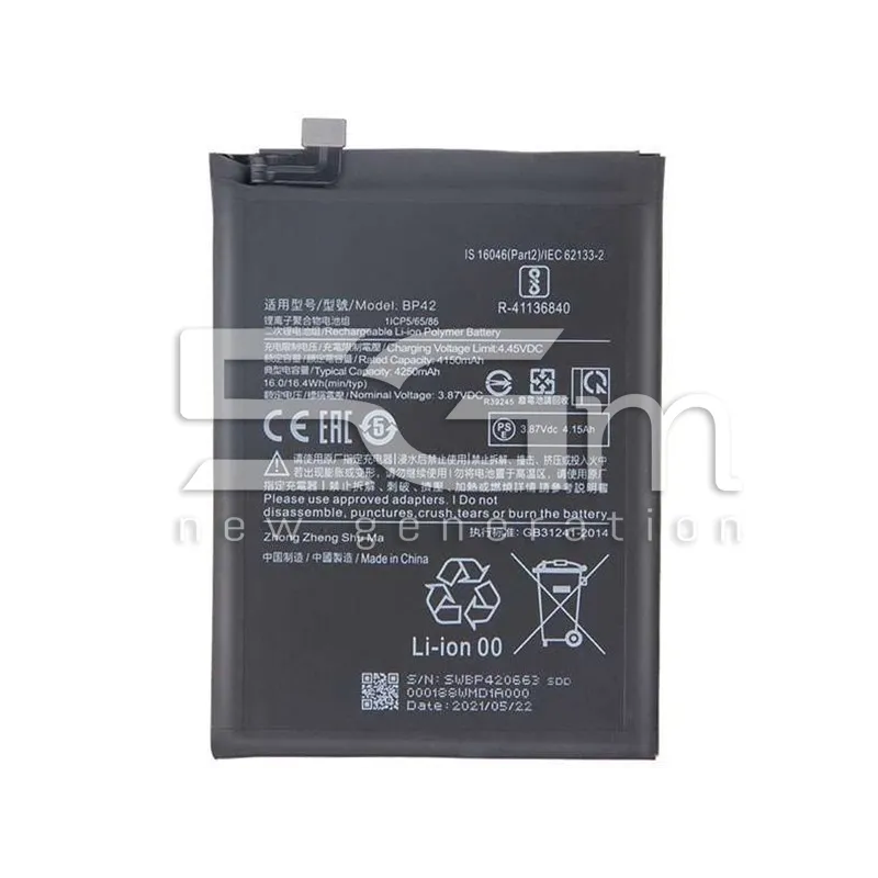 Batterie BP42 4250mAh Xiaomi Mi 11 Lite No Logo | Boutique en ligne 5G-M