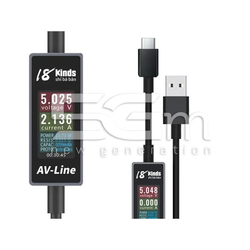 AV-Line Schnelllade-Tester Typ C | 5G-M Online-Shop