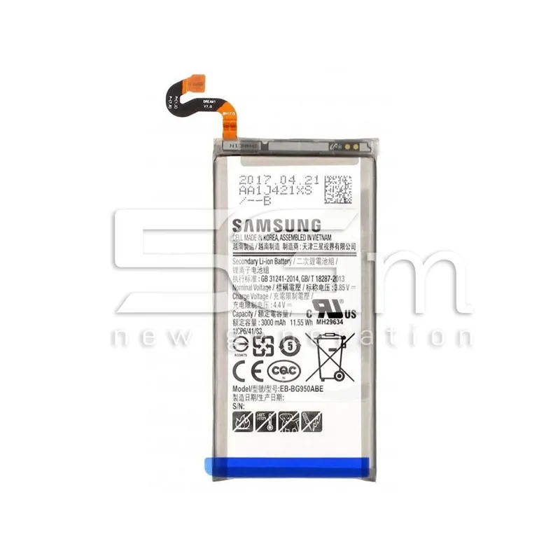 Batteria EB-BG950ABE 3000mAh Samsung SM-G950F S8 Ori | Store Online 5G-M