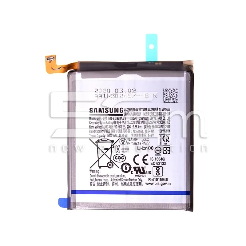 Akku EB­-BG988ABY 5000mAh Samsung SM-G988 S20 Ultra Ori | 5G-M Online Shop