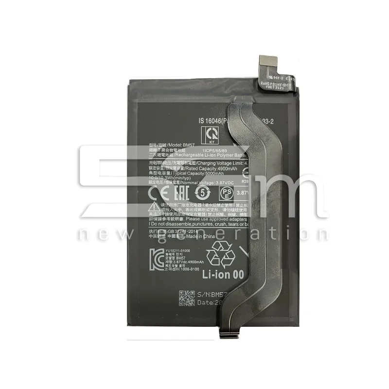 Bateria BM57 5000mAh Xiaomi Poco X3 GT No Logo | Loja Online 5G-M