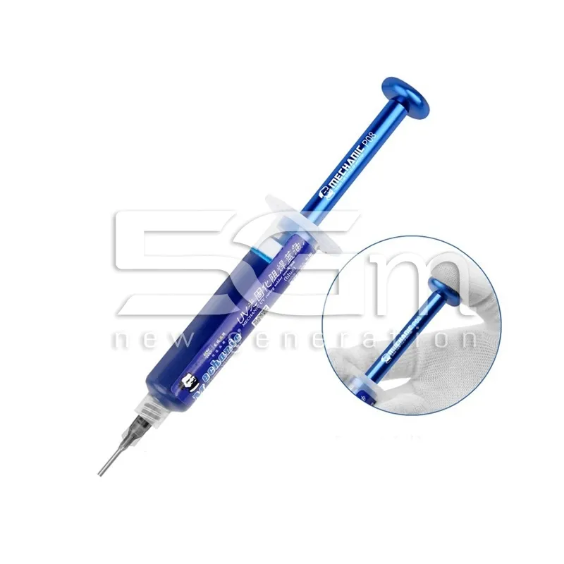 Mechanic P08 Blue Aluminum Syringe Dispenser | 5G-M